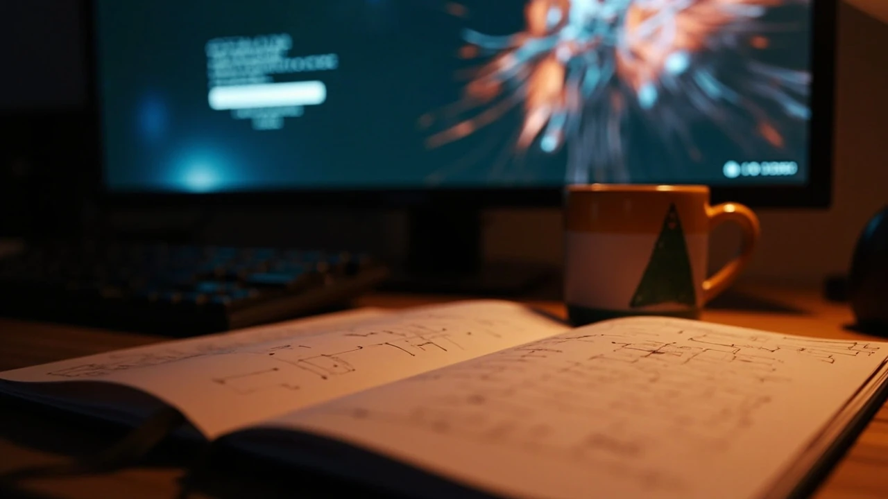 Editor reviewing broken blade codes on a development monitor